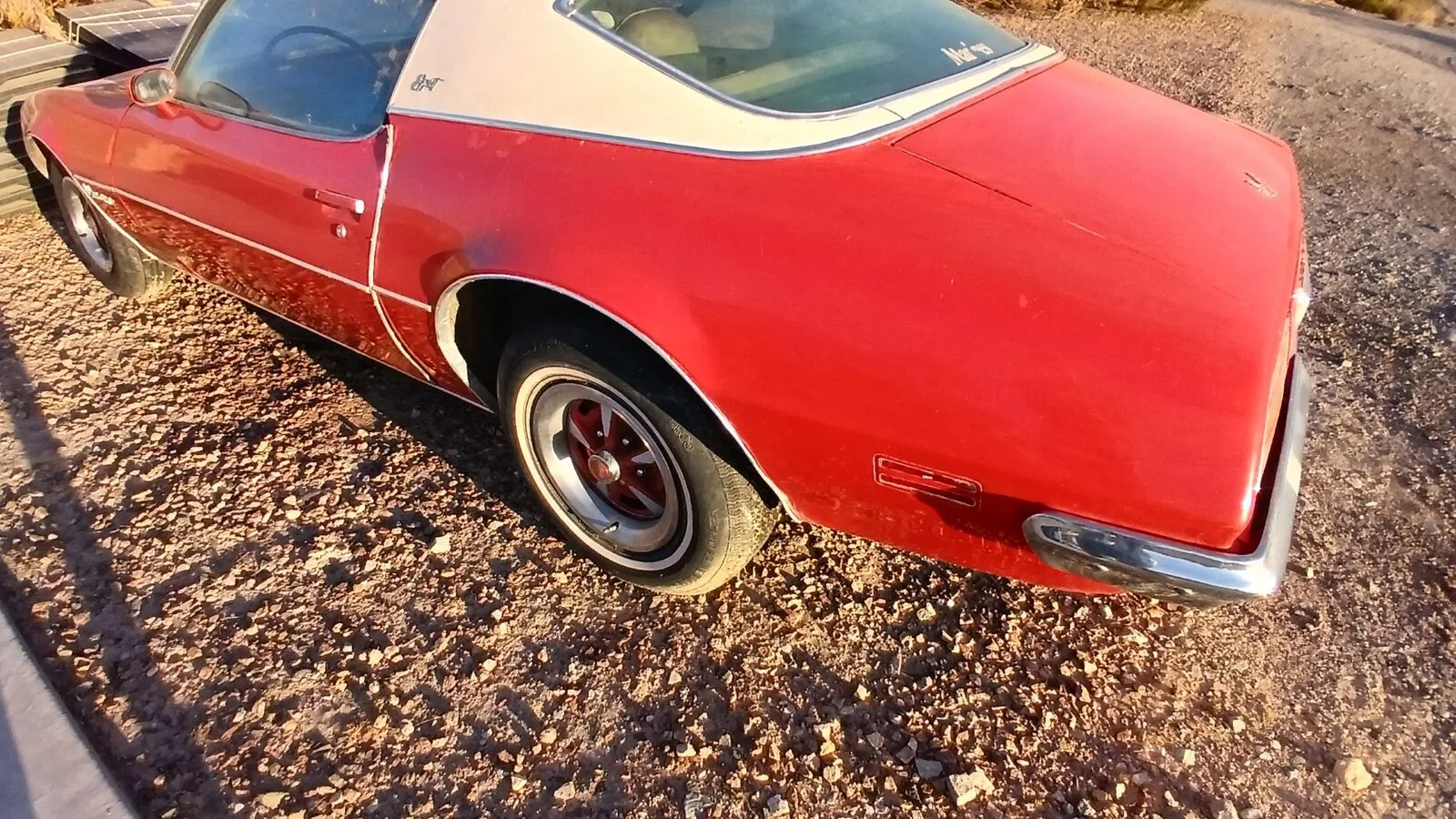 Rear driver-side view
